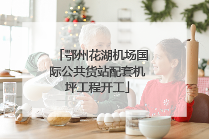 鄂州花湖机场国际公共货站配套机坪工程开工