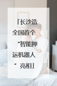 长沙造全国首个“智能押运机器人”亮相
