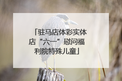 驻马店体彩实体店“六一”慰问福利院特殊儿童