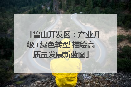 鲁山开发区：产业升级+绿色转型 描绘高质量发展新蓝图