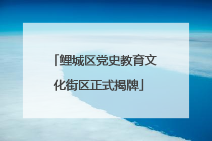 鲤城区党史教育文化街区正式揭牌