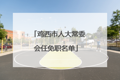 鸡西市人大常委会任免职名单