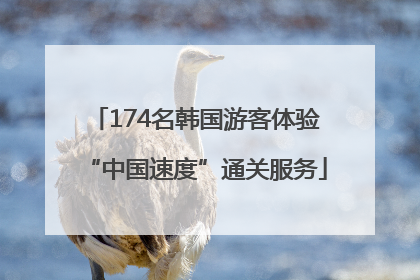 174名韩国游客体验“中国速度”通关服务
