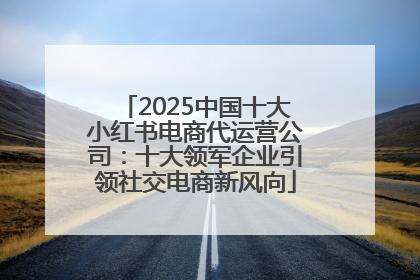 2025中国十大小红书电商代运营公司：十大领军企业引领社交电商新风向