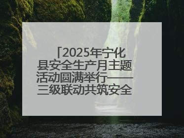 2025年宁化县安全生产月主题活动圆满举行——三级联动共筑安全防线 探索老区安全发展新路径