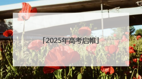 2025年高考启帷