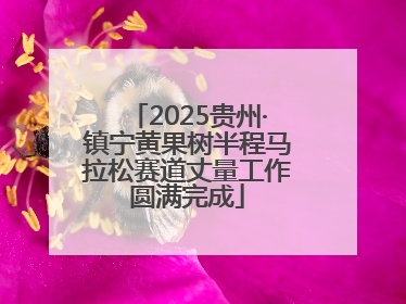 2025贵州·镇宁黄果树半程马拉松赛道丈量工作圆满完成