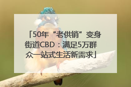 50年“老供销”变身街道CBD：满足5万群众一站式生活新需求
