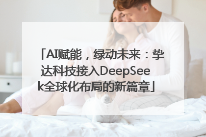 AI赋能，绿动未来：挚达科技接入DeepSeek全球化布局的新篇章